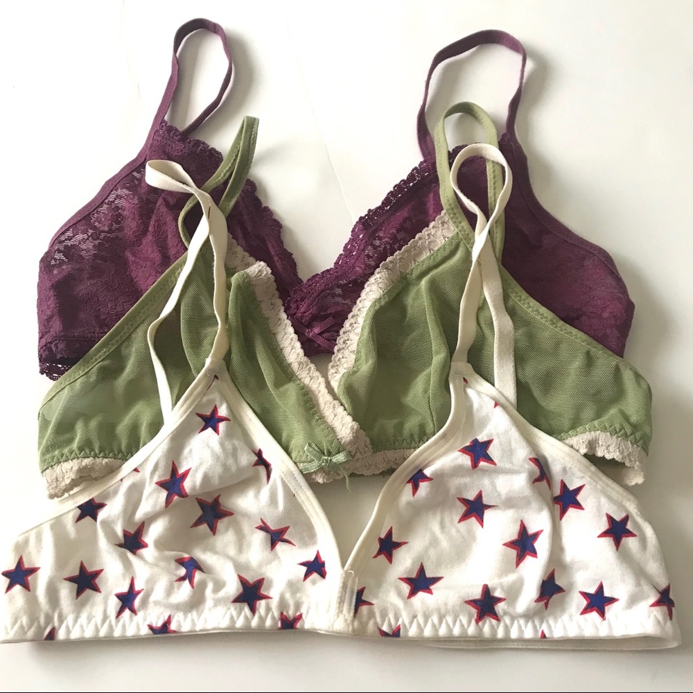 Bundle of 3 Sabi Bralettes - S/M